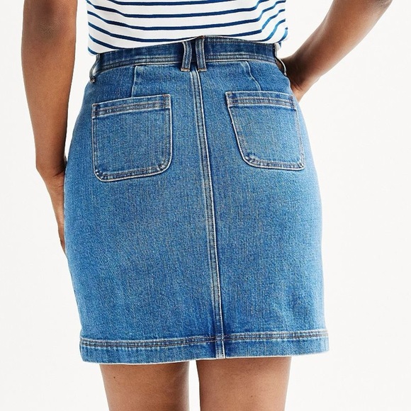 Draper James 2-Pocket Denim Skirt, size 2, NWOT - Picture 3 of 10